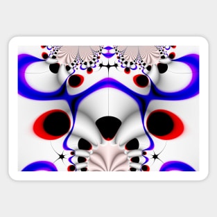 Fractal Snowball Sticker